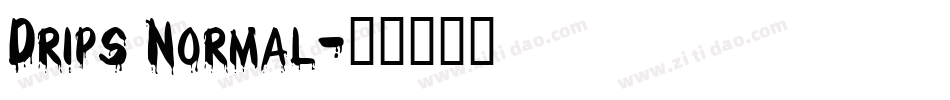Drips Normal字体转换